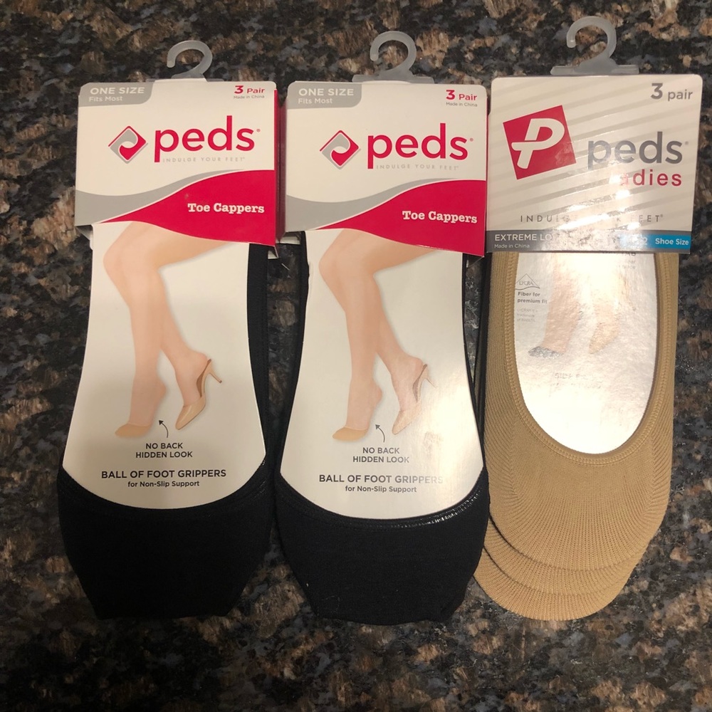 9 pair of Peds, Brand New